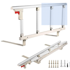 HLIEEOSFCN Barandilla Plegable Lateral para Cama Adulto